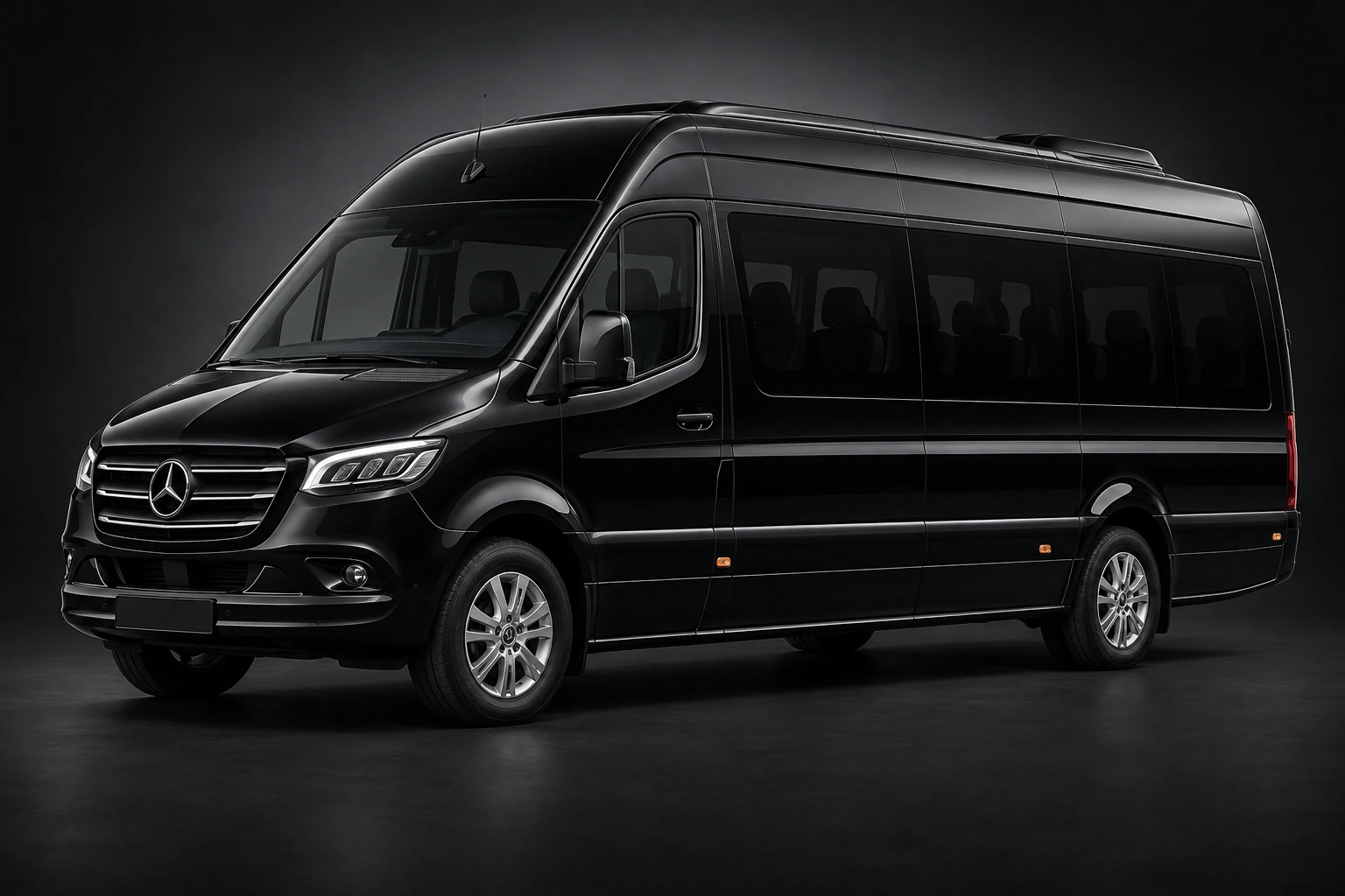Mercedes-Benz Sprinter luxury minibus illustration