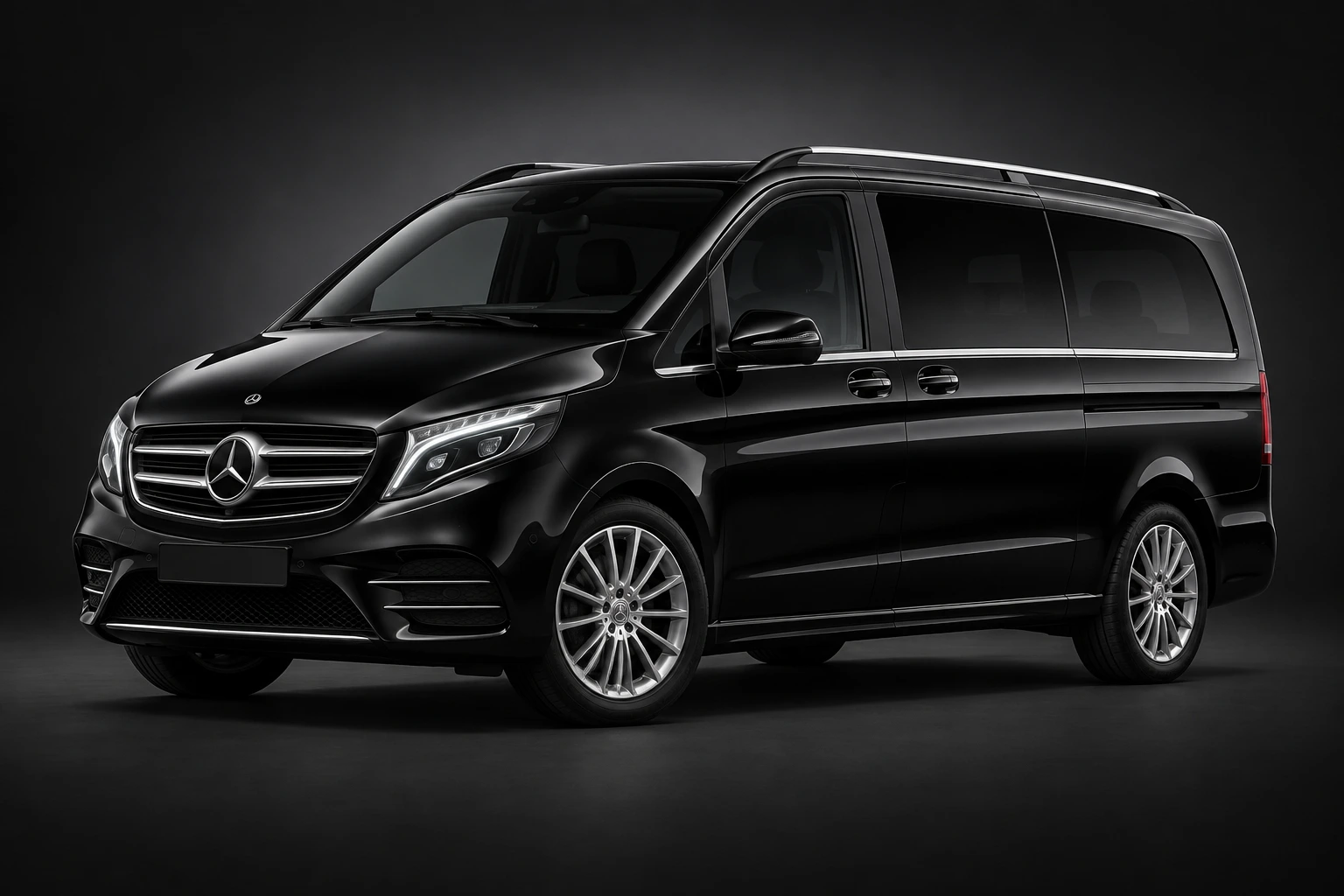 Mercedes-Benz V-Class minivan illustration